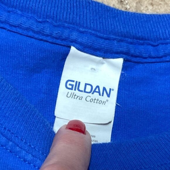 CHICAGO CUBS T SHIRT SZ L BLUE WORLD CHAMPIONS THE CURSE ENDS LONG SLEEVE MENS - Picture 5 of 5